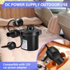 Electric Air Pump for Inflatables, Air Mattress Pump with 3
