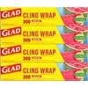 Glad® ClingWrap Plastic Food Wrap - 300 Square Foot Roll