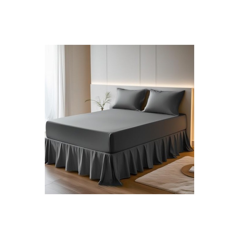 100% Egyptian Cotton Fitted Valance Sheet – 16"/40cm Extra Deep