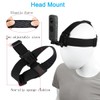 PellKing Head Strap Mount Backpack Clip Mount Kit with 360