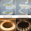 LumBelle COB LED Strip Lights Battery Powered, 6.6ft 640 LED
