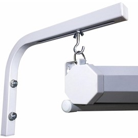Projector Screen Wall Mount Bracket with 30kg Load Capacity | Sturdy & Easy to Install, Space Saving Design for Home & Office