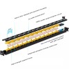 CRST 12-Outlet Heavy Duty Surge Protector Power Strip Bar 1800