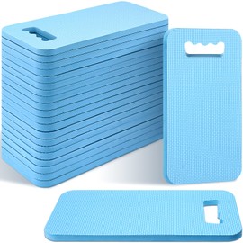 Riakrum 20 Pcs Garden Kneeling Pad Garden Knee Pads Thick Foam Knee Mat Waterproof Knee Cushions for Kneeling Multi Functional Kneeler for Praying, Gardening, Baby Bath, Yoga, 15.4 x 6.7 Inch (Blue)