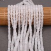 BONNY BOXX 150PCs Natural 2 * 4mm White Jade Rondelle