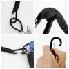 BRAVESHINE Braided Paracord Cord with Carabiner on Both Ends Carabiner