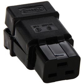 Hubbell H320C IEC320 Female Connector, 20/16 amp, 250V