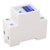 LCD Digital Energy Meter Single Phase 2P Electricity Usage Monitor