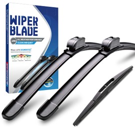 3 Windshield Wipers for Honda HR-V 2016-2022, 26" + 18" + 10" Automotive Replacement Windshield wiper blades U/J Hook