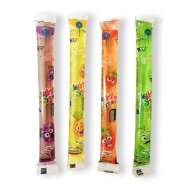 Apexy Jelly Straws, Fruit Jelly Filled Strips, Assorted Fruit Jelly Sticks, 15.23oz (432g)