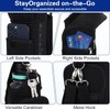 Gym Magnetic Water Bottle Holder Bag with Phone Pockets &