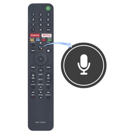 RMF-TX500U Voice Remote Control Fit for Sony Smart TV KD-75X75CH XBR-55A8H XBR-55X950G KD-65X75CH XBR-65X950G XBR-75X950G XBR-65A8H KD-65X750H XBR-49X950H XBR-75X900H XBR-75X850G XBR-65X90CH