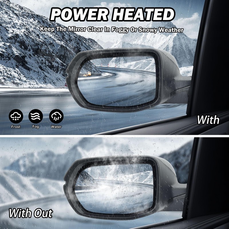 MOFOAP Driver Side Mirror Compatible with Honda CR-V 2017-2022 Rear