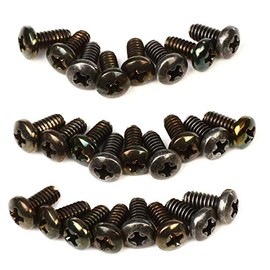 Radial 500 Series Rack Screws - 24-Pack, Black