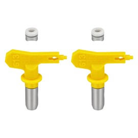 Homehelar 623 Reversible Spray Tips for Airless Sprayer - 2PCS Paint Spray Nozzle Tips for Home, Garden, and Fence Construction, Black