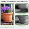 LeafLassie Plant Pot Feet for Outdoor Planters, 12PCS Invisible Flower