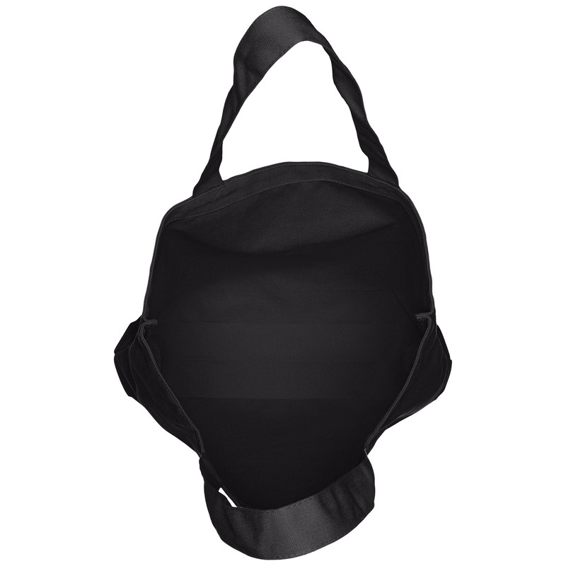 UnitedAthle 14.3 oz. Canvas Tote Bag (Large) - black -