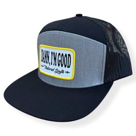 Riverbed Threads Damn I'm Good Black Trucker Hat