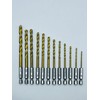 hep® 13pc Titanium Coated Hss Drill Bit High Speed Twist