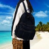 GAMLFL Canvas Backpack for Women Retro Aesthetic Rucksack Basic Backpack