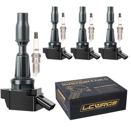 Set of 4 Ignition Coil Pack and Spark Plugs Fits for Hyundai Sonata Santa Fe Sport Tucson Kia Optima Sorento Sportage 2015 2016 2017 2018 2019 2.4 L4 Replaces# UF764