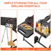 Outdoor Grill Stand for Weber Q1200, Q1000, Q2200, Q2400, Portable