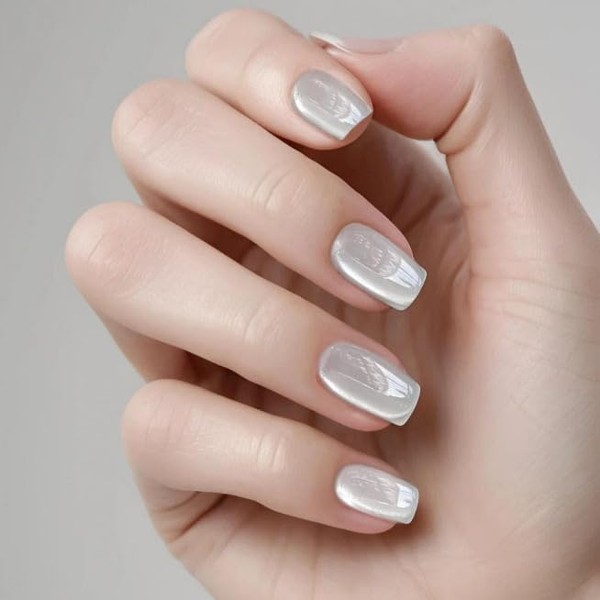 Press On Nails, Cat Eye‘s Beauty Pattern in Glue on