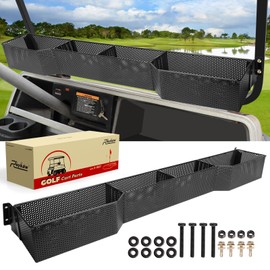 Roykaw Golf Cart Storage Basket Front Inner Dash Tray Organizer Compatible with Club Car DS 2000.5-up, One Piece Solid Design, Sturdy & Easy Installation