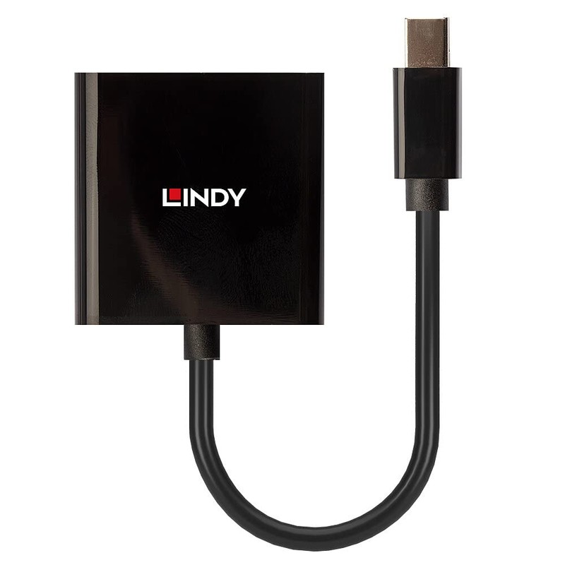 LINDY Monitor Adapter [1x Mini DisplayPort Male to 1x DVI]