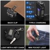 SEFONE 8 Modes Clip on Flashlight Mini EDC Keychain Flashlight,