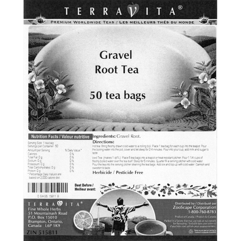 Gravel Root Tea (50 tea bags, ZIN: 515811)
