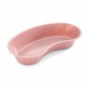 Comfort Axis Garduated 500 ml Kidney Shaped Plastic Emesis Basins, Rose (Pack of 12)