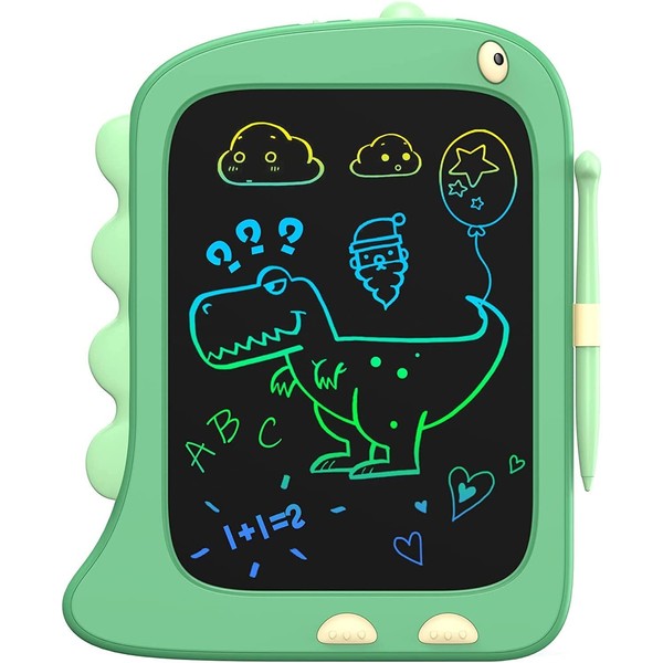 Orsen LCD Writing Board Toy from 1 2 3 4 5 6 Years Old Boy, Girl, 8.5 Inch Screen, Drawing Board, Painting Board, Dinosaur Toy, Writing Tray, Christmas, Small Gifts for Children, Green