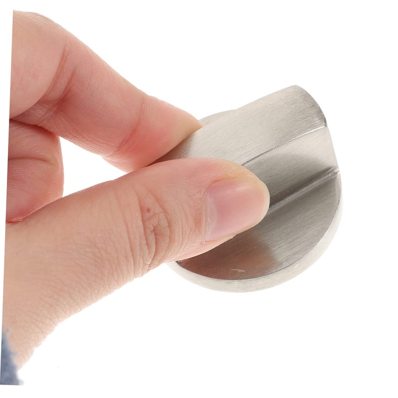 LABRIMP 5Pcs Gas Range Knobs Replacement Stainless Steel Stove Control