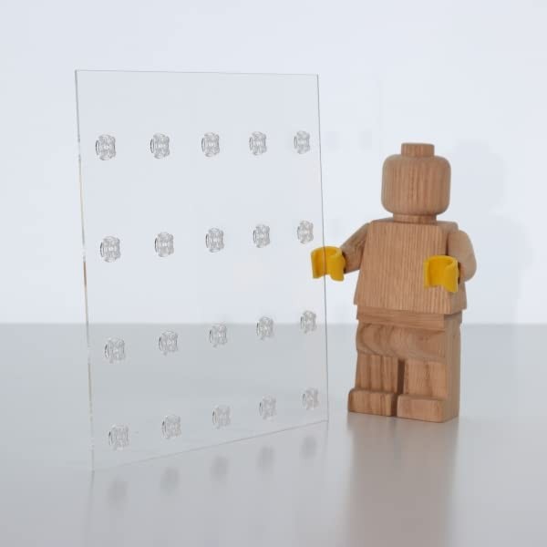 20 Inlay for IKEA SANNAHED Frame 25 x 25 Designed for Lego® Mini Figures Space for 20 Figures