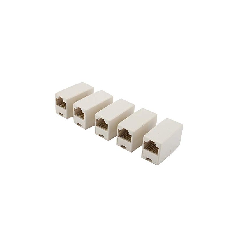 Acoplador RJ45 Hembra a Hembra, Extensor de Cable Ethernet Cat5/Cat5e,