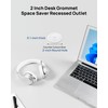 2 Inch Pop Up Outlet for Countertop,Power Grommet 2-inch Desk