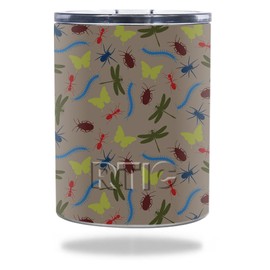MightySkins Skin Compatible with RTIC Lowball 10 oz (2016) wrap Cover Sticker Skins Creepy Crawly