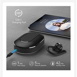 SANPYL Wireless Earbuds, Q24 PRO Bluetooth 5.1 Sport Waterproof Earphones with Wireless