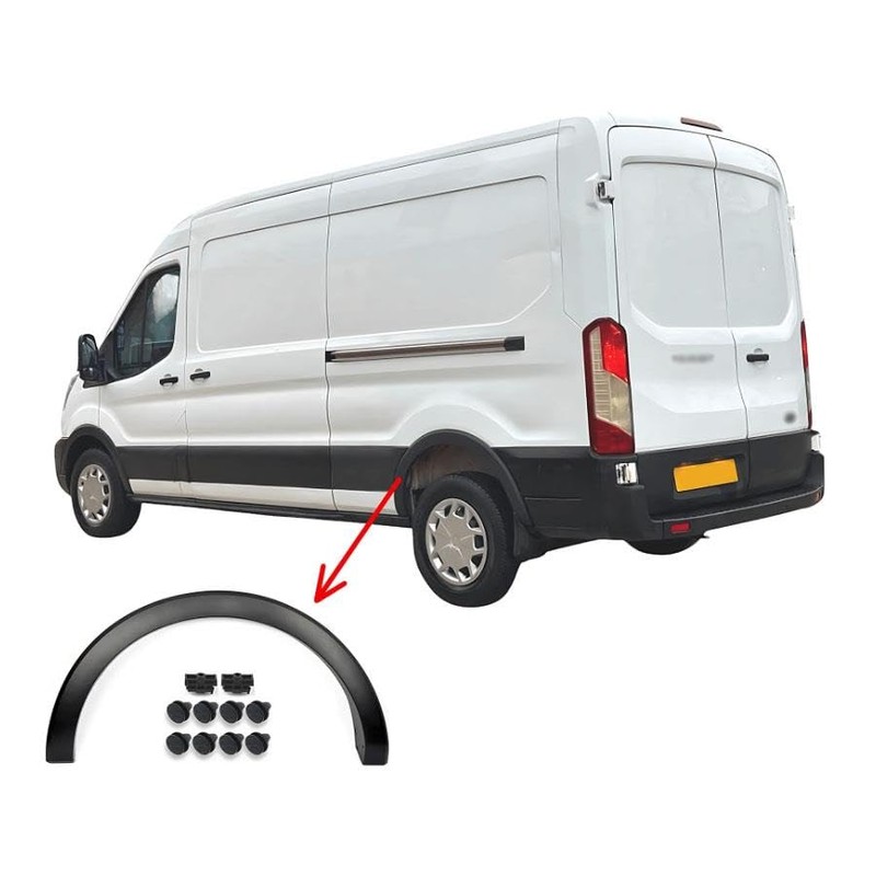appRUN Wheel Arch Trim Moulding Rear Left For FORD Transit