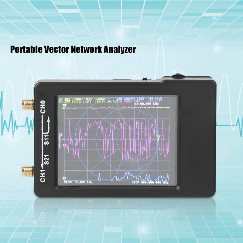 Portable Hand‑Held 2.8in TFT Display Screen Vector Network Analyzer Kit