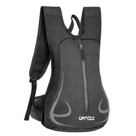ONT Outdoor Unisex 14L Ultralight Bicycle Travel Hiking Sports Backpack Waterproof Travel Backpack for Running Skiing Camping Trekking Mountaineering Cycling Shoulder Bags, black
