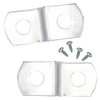 1/8" Depth Flat Offset Mounting Canvas Clips for Picture Framing