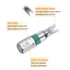 sourcing map 5pcs U Type Screwdriver Bit U6 1/4" Hex
