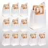 Ribbon & Luxe 12-Pack Boutique/Gift Bags with Square Stitched Handles