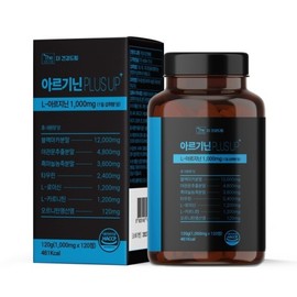 The Health Dream Arginine Plus Up 1000mg x 120 Tablets High-content black maca for male vitality and 6 additional ingredients / 더건강드림 아르기닌 플러스 업 1000mg x 120정 남성 활력 고함량 블랙마카와 부원료 6종 추가