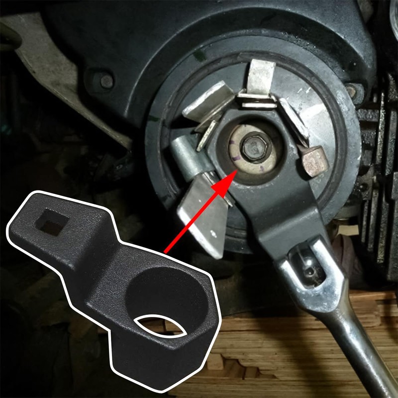 Bittwee Car 19 mm Harmonic Balancer Socket & 50mm Crankshaft