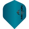 Mission Logo 150 Dart Flights 150 Micron Standard Blue -