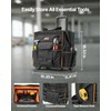 VEVOR 15" Rolling Tool Bag, 110 lbs Load Capacity, 25