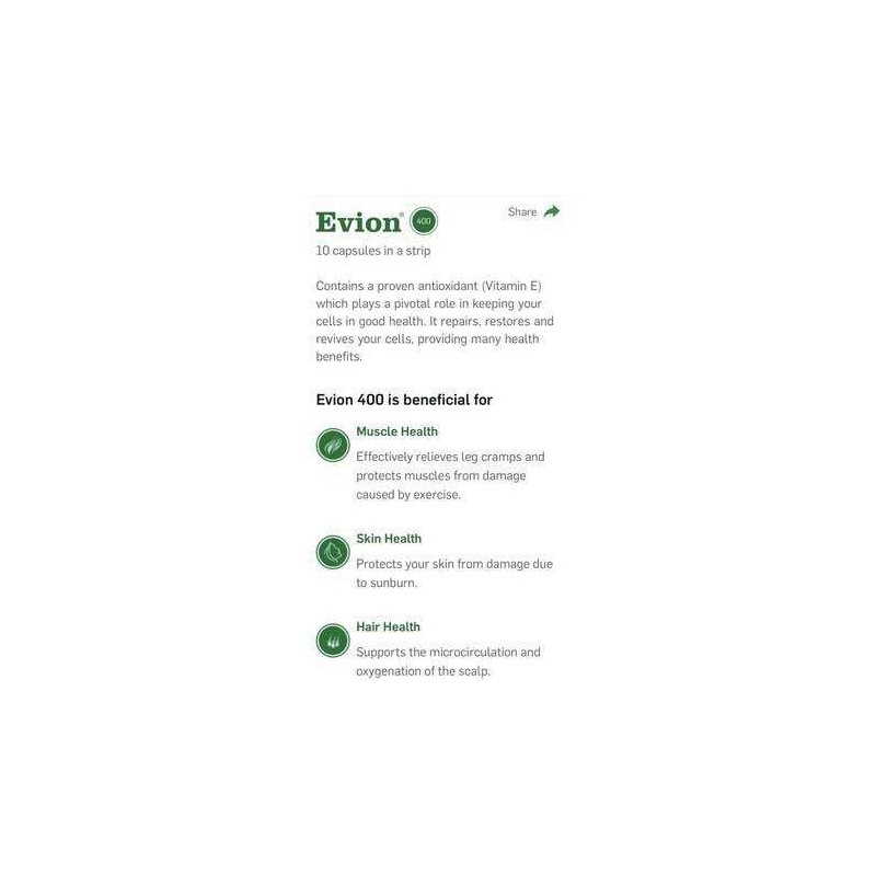 Evion (Exp: 02/2028) Evion Vitamin E Oil Skin and Hair